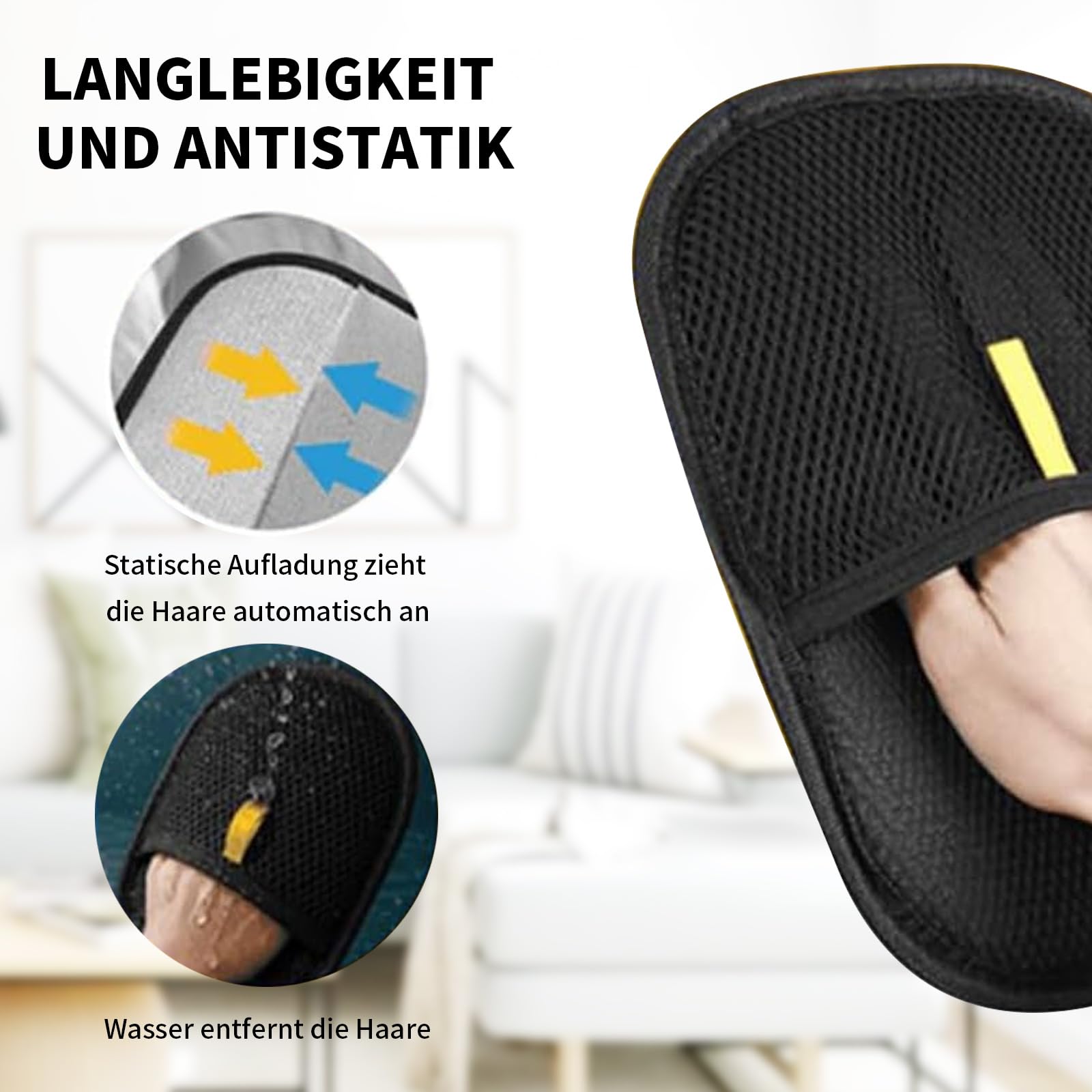 Mayoii 1PCS Gants de toilettage pour Chat - Brosse magnétique pour Chats et Chiens - Gant Antistatique pour enlever Les Poils d'animaux - Respirant et Lavable