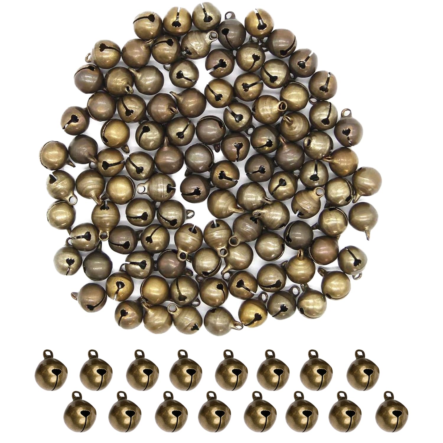 Lot De 30 Petites Clochettes En Alliage Argenté – Pour Fabrication De Bijoux DIY, Décoration, Loisirs Créatifs