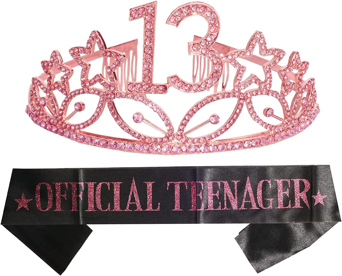 13th Birthday Gifts For Girl 13th Birthday Tiara And Sash Happy 13th 13th-birthday-gifts-for-girl-13th-birthday-tiara-and-sash-happy-13th