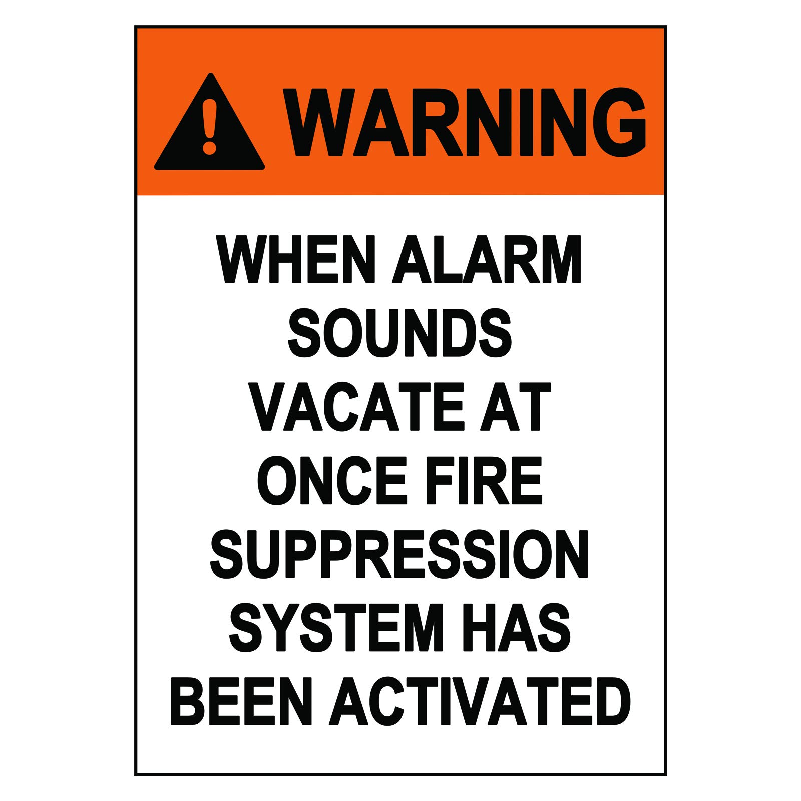 Buy BANNER BUZZ MAKE IT VISIBLE ANSINFPA Warning Sign Fire