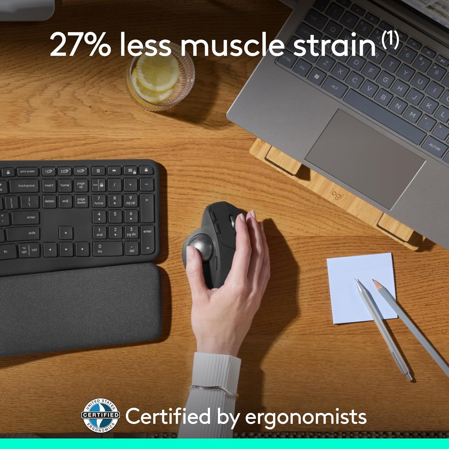 Amazon | Logitech MX Ergo S ワイヤレストラックボールマウス 2.4dpi