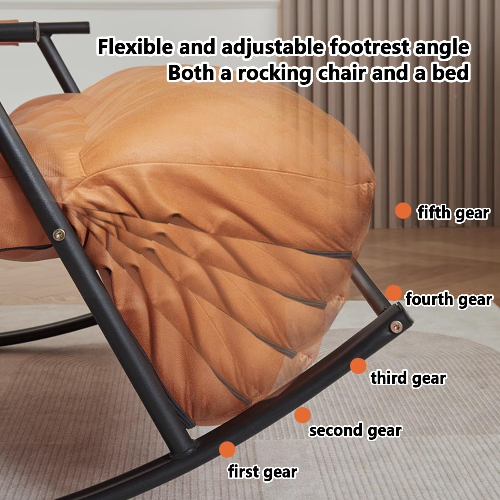 Nowoczesny fotel do wewnątrz i na zewnątrz, podwójna sofa z poduszkami, oddychający, ergonomiczny fotel bujany, leżanka o zerowej grawitacji, do ogrodu i sypialni, wygodny podłokietnik.