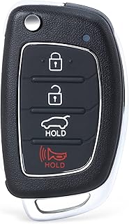 Keyless Entry Remote Key Fob Replacement for Hyundai Sonata 2014 2015 2016 2017 433MHz 4 Buttons (FCC ID:TQ8-RKE-4F16 PN: 95430-C1010)