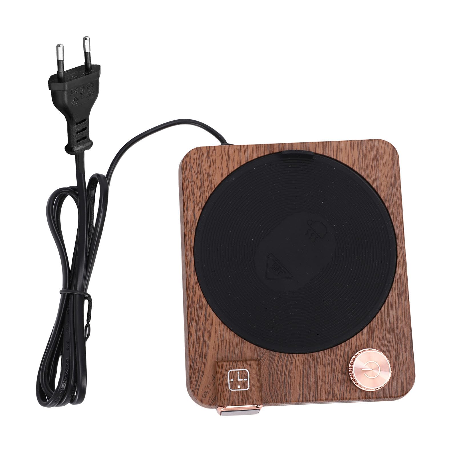 Buachois Calentador de Masa Madre de 18 W con termostato Temporizador Estera calefactora de Masa (Color madera)