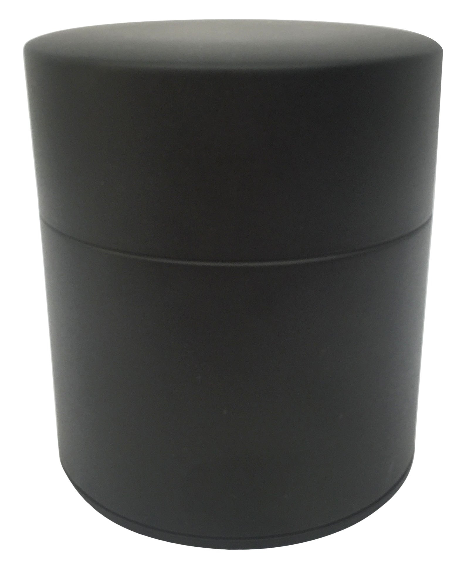 にちにち道具 茶筒 塗り缶 平型 150g スチール 日本製 マットブラック : Home & Kitchen