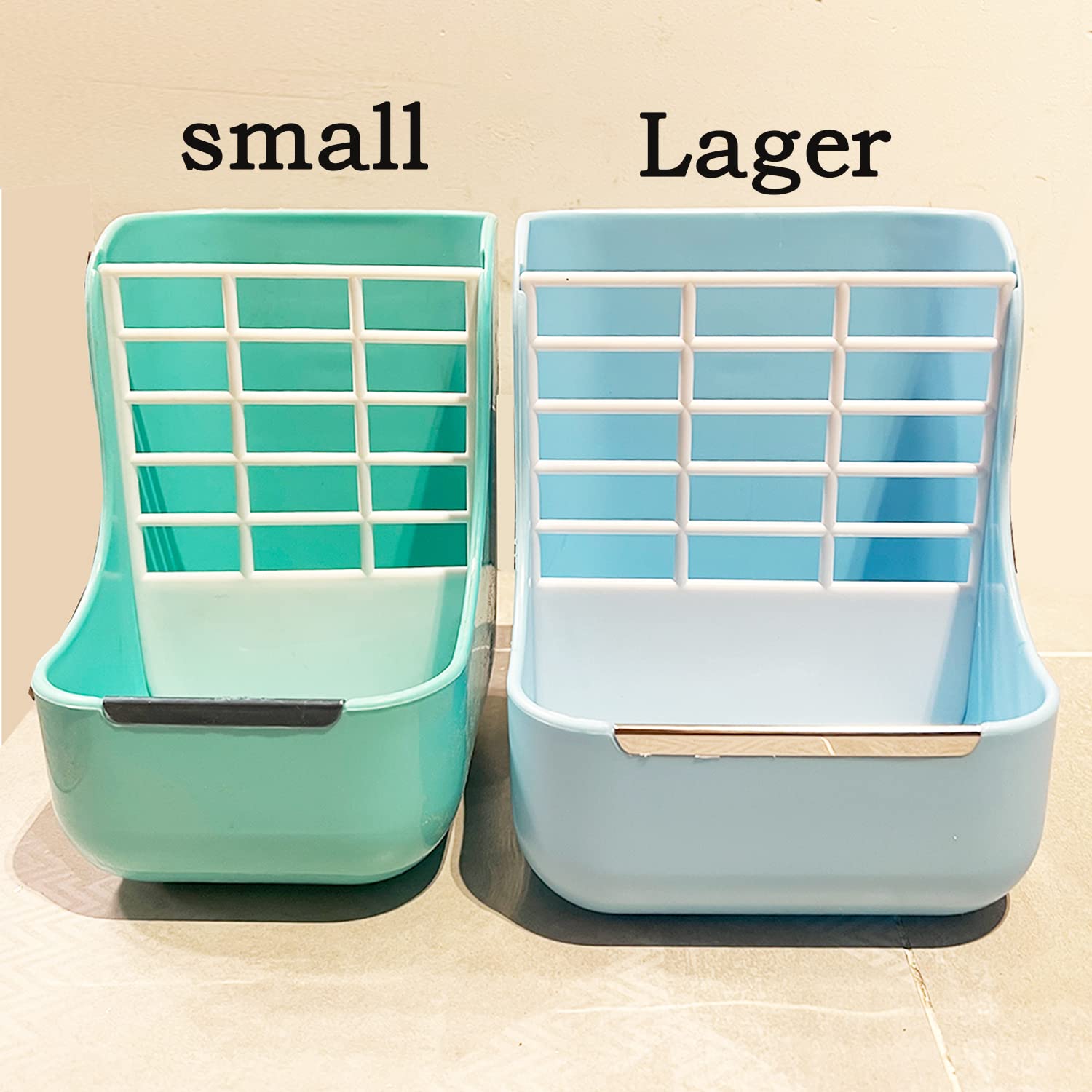 Bunny Food Rabbit Feeding Set Hay Rack Food Bowl 500ml Water