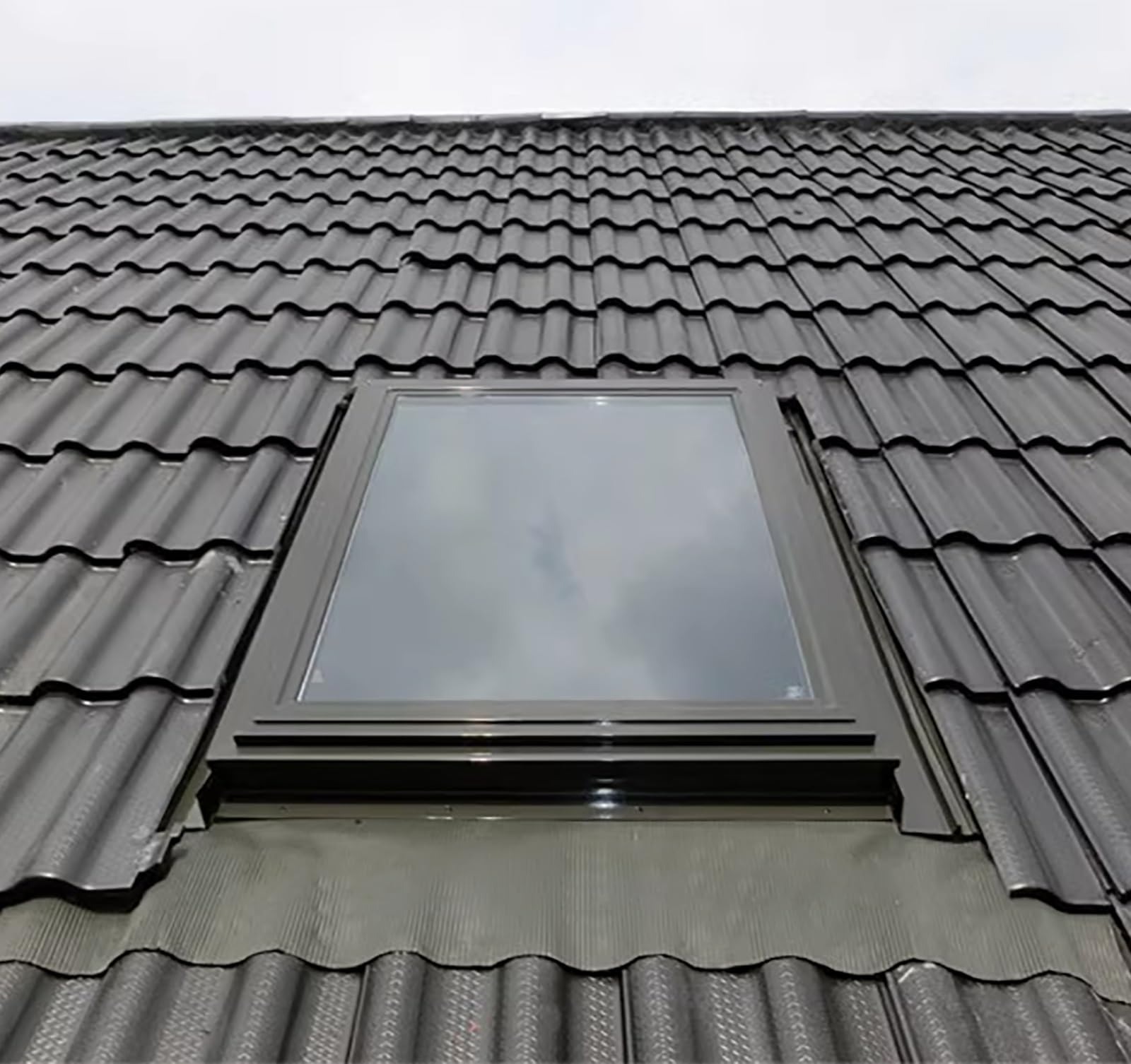 Trampilla de Suelo Ventana de acceso al techo, claraboya de salida de aluminio resistente con vidrio templado de doble capa, claraboya de instalación de cubierta de ventilación manual para pasillo, lo