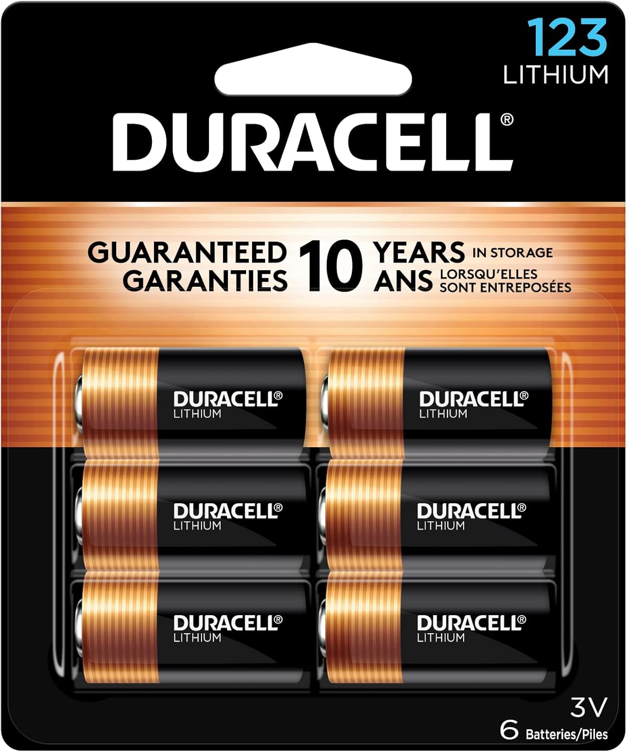 Duracell CR123A 3V Lithium Battery