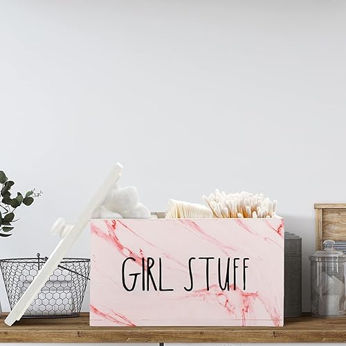 Miniatura 7 de Soporte de tampón para baño con divisores móviles, contenedor de almacenamiento de tampón de tiburón, semana con tapa, caja de contenedor de