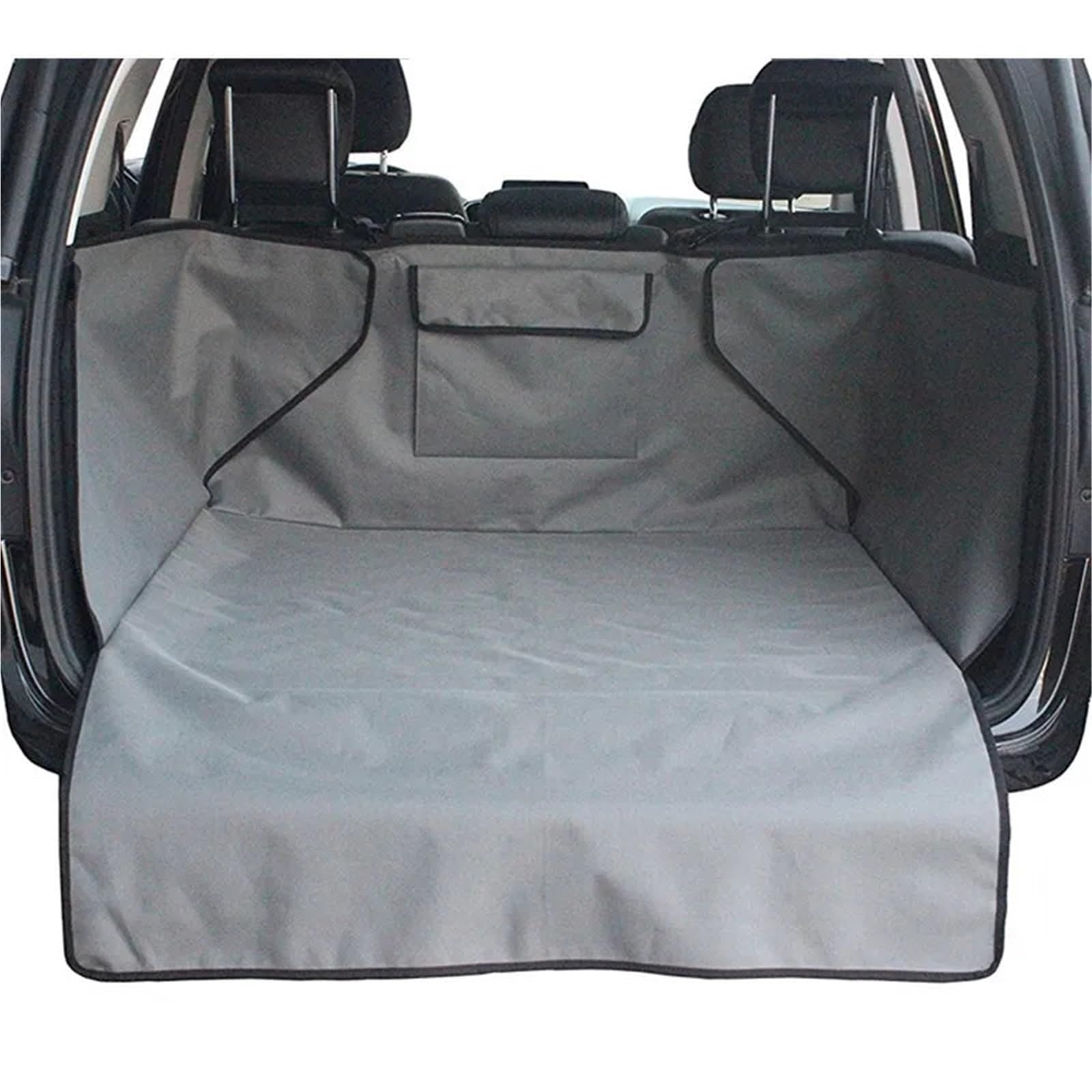 wykładzina cargo Pokrowiec na siedzenie samochodowe dla psa, transporter dla psa, mata do bagażnika samochodowego, wodoodporna wykładzina bagażnika SUV(GRAY,147x105x43cm)