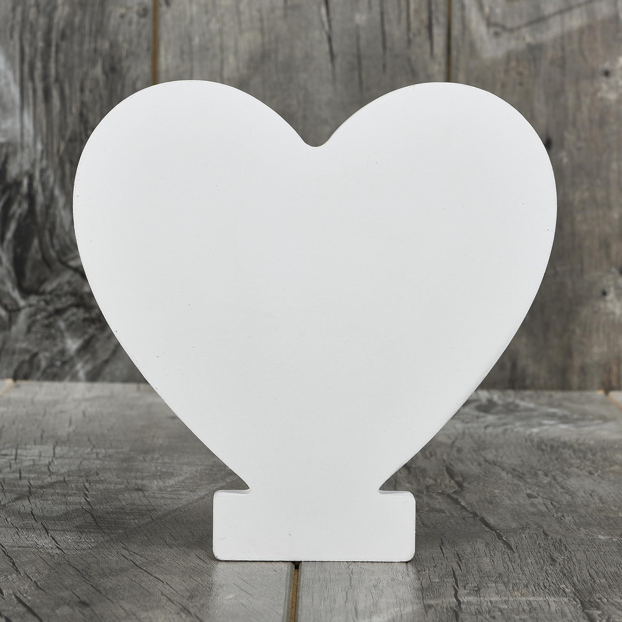 8 Inch Wooden Letter for Wall Decor, Large Wood Standing Letters for Table Shelf DIY Crafts, Wedding Birthday Party Decoration, White Stand Up Alphabet Letters(Love Shape)