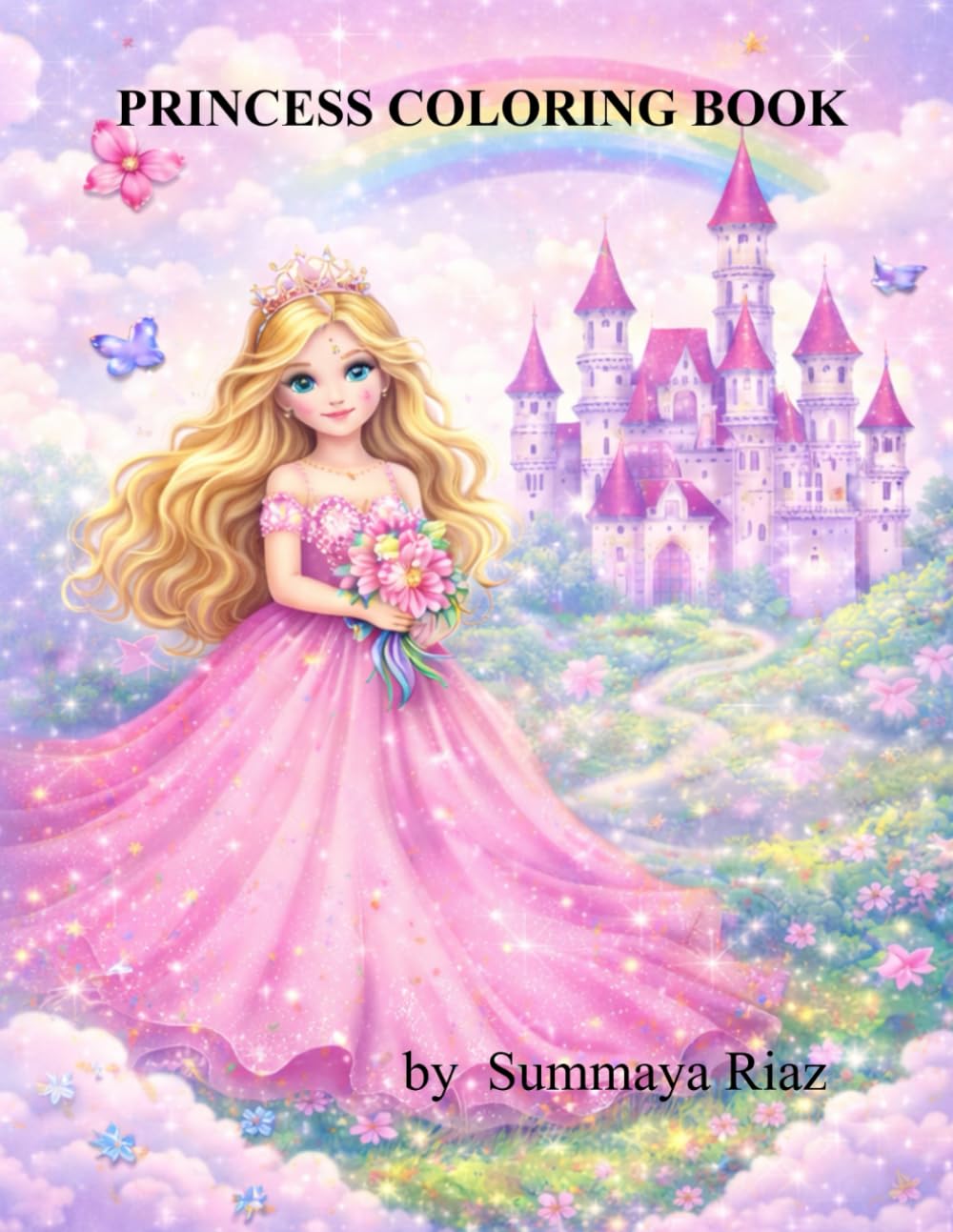 My First Princess Coloring Book: Fun and Easy Coloring Book for Ages 3 -5