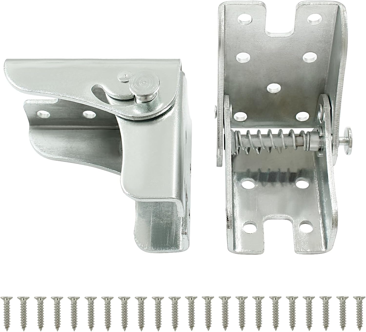 Suiwotin 2pcs Folding Hinge Bracket, Self Locking Hinges 90 Degree