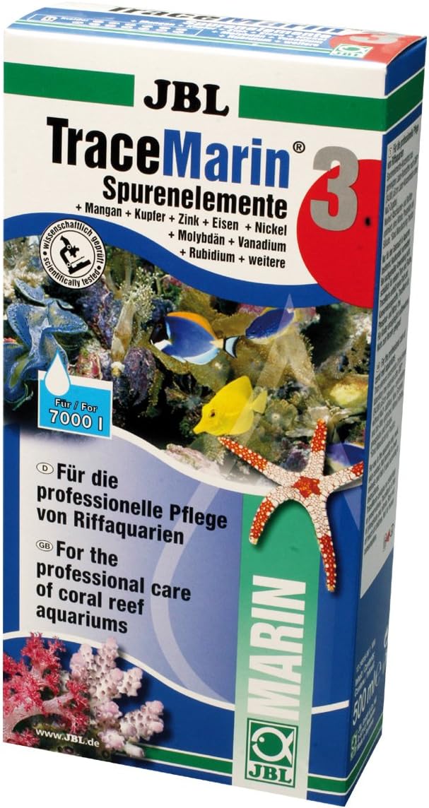 JBL TraceMarin 3 500 ml, Trace element concentrate for marine aquariums Amazon.co.uk Pet Supplies