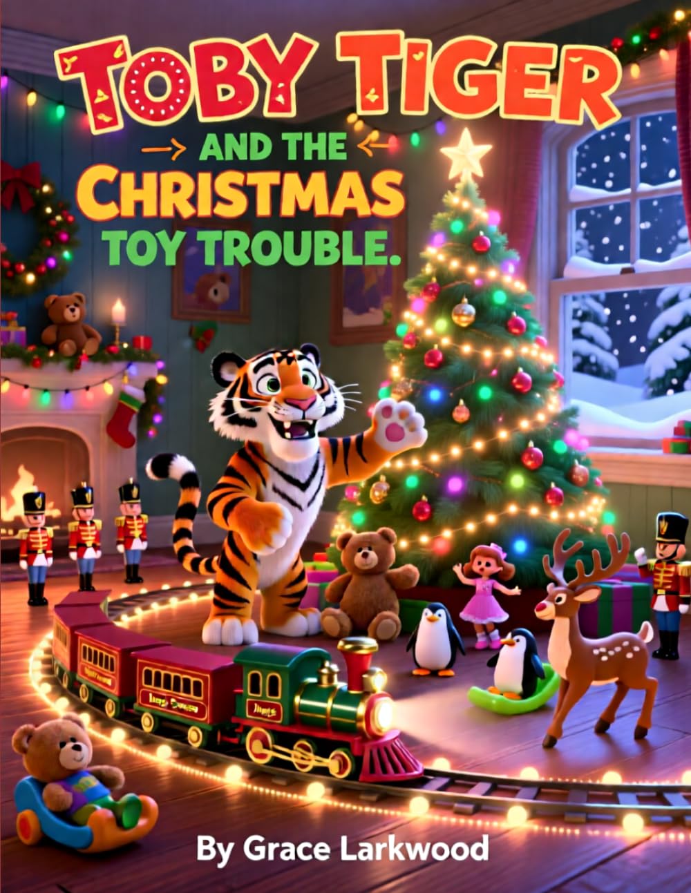 Toby Tiger and the Christmas Toy Trouble: A Funny Christmas Adventure About Magical Toys and Holiday Surprises