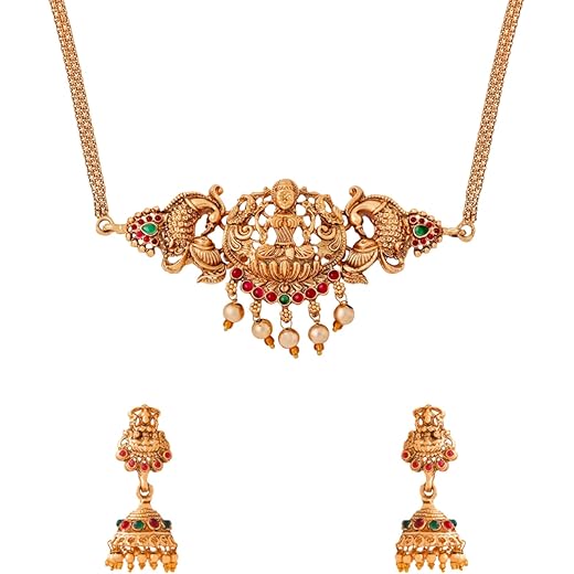 Temple Jewellery Set - Gold Plated