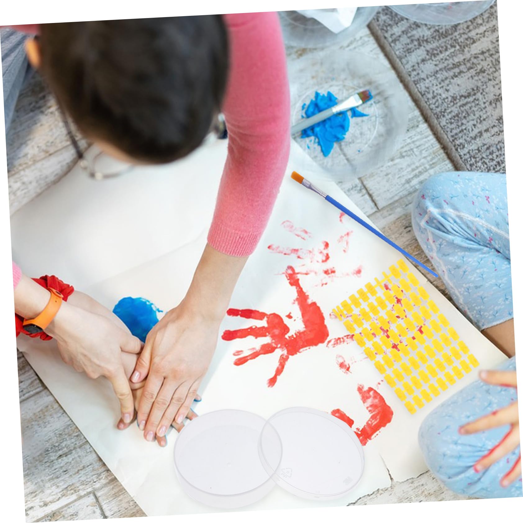 FAVOMOTO Baby Footprint Ornament Kit DIY Baby Hand and Footprint Casting Kit Newborn Handprint Footprint Keepsake Set