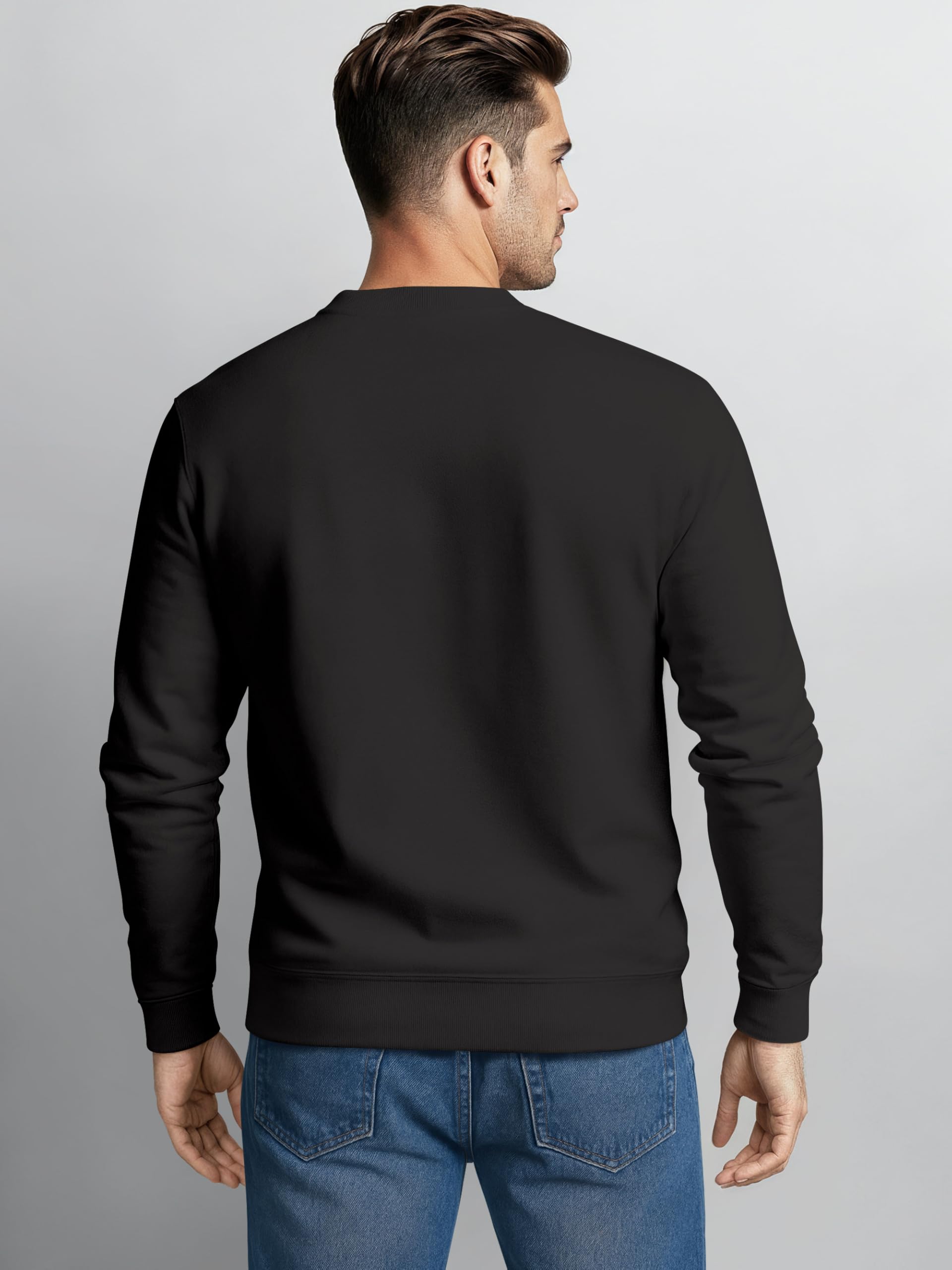 MoonWorks Sweat-shirt pour homme - Pull de Noël drôle de renne - Tenue de Noël pour homme