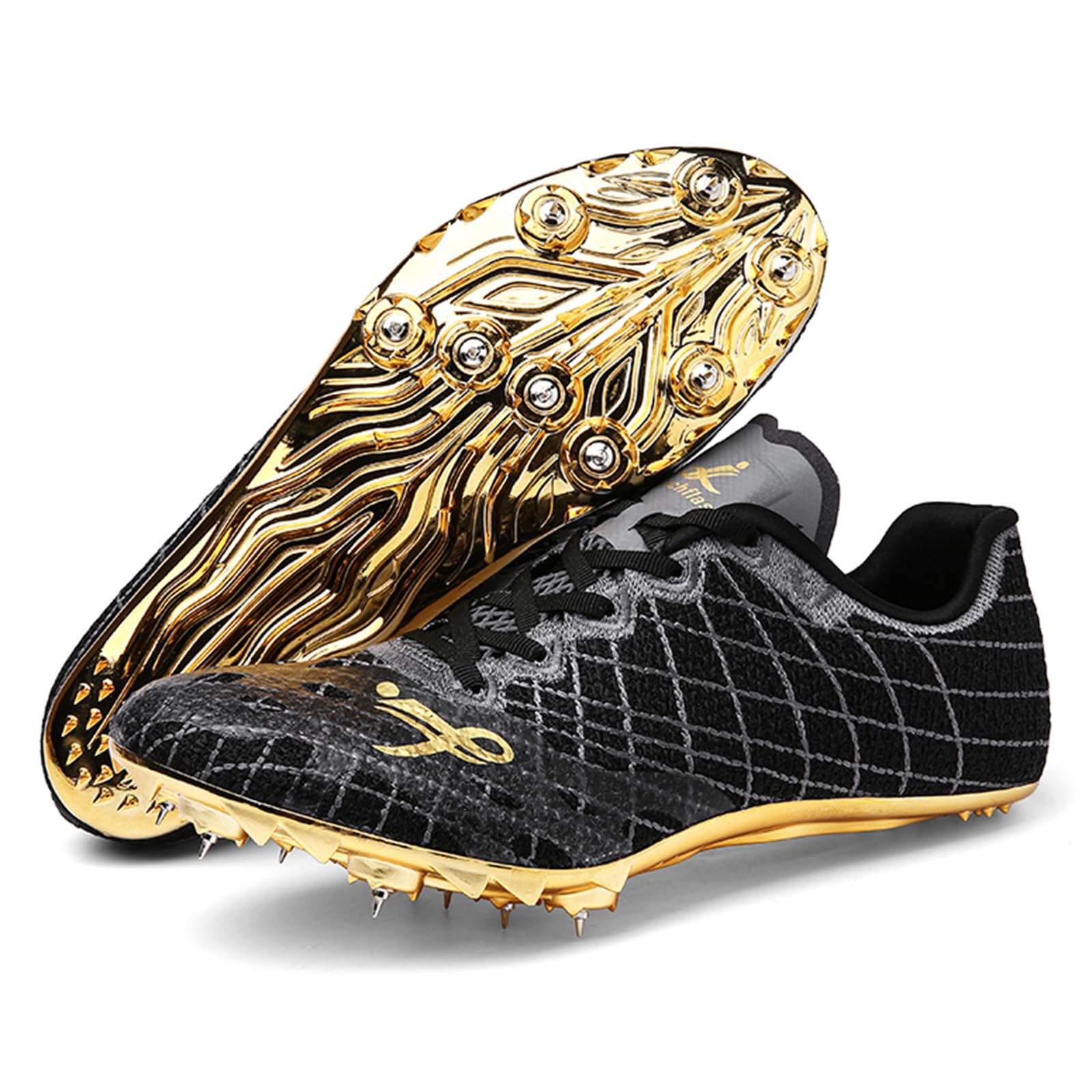 Zapatillas De Atletismo para Hombre Y Mujer con 7 Clavos para Carreras Profesionales Ligeras Y Cómodas para Saltar