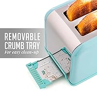 Vista 8 de OVENTE Electric Toaster Machine with 6-Shade Browning Selector Setting, Compact Design and Removable Crumb Tray, 700W Power Perfect for Toasting