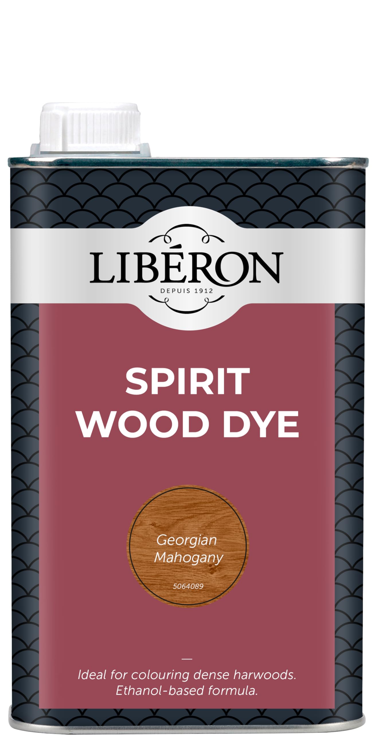 Libéron Spirit Wood Dye for Interior Hardwood, Georgian Mahogany, 1L