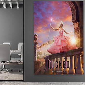 ウィキッド ふたりの魔女　B2ポスター Amazon.co.jp: Wicked ウィキッド ふたりの魔女 ポスター