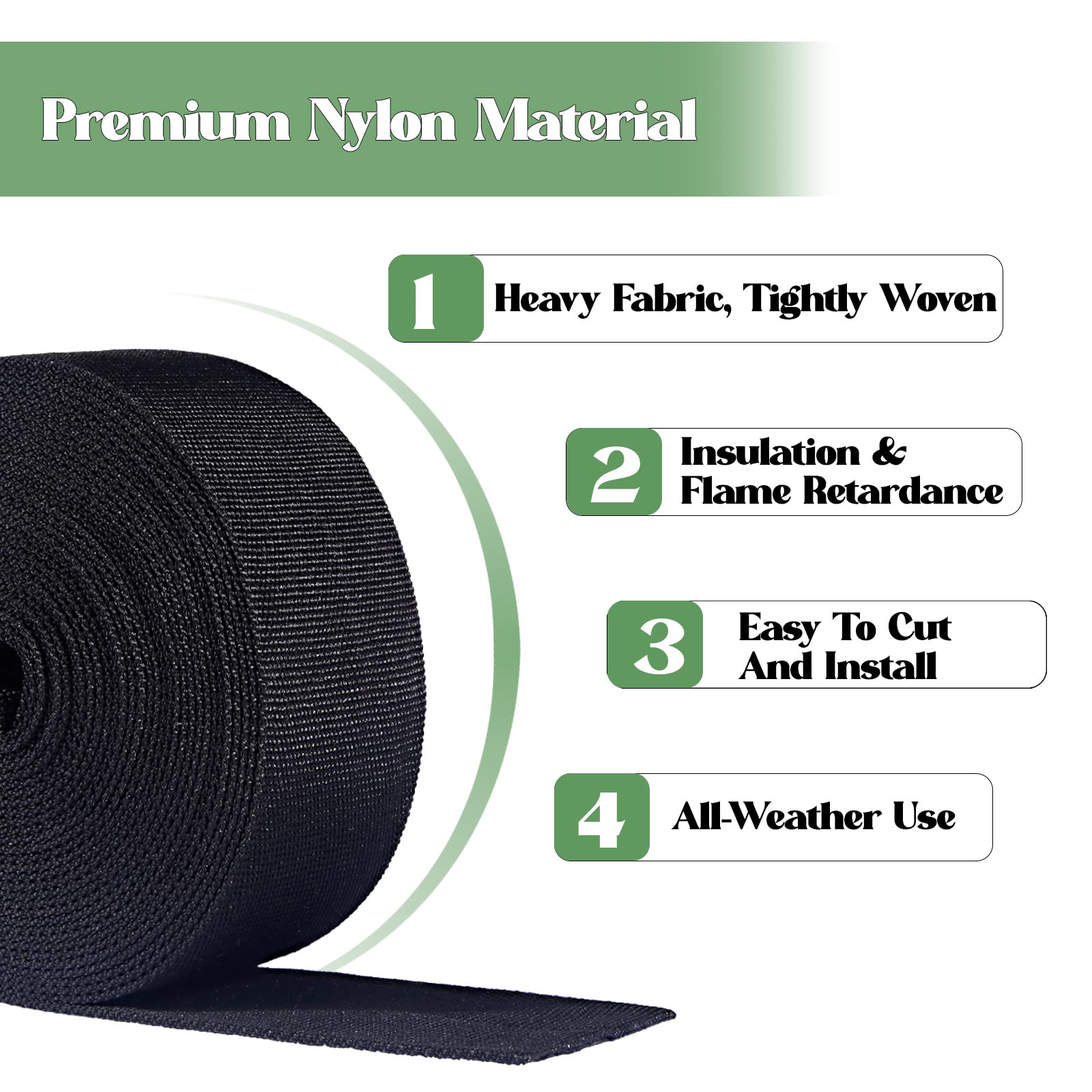 Manguera protectora de nailon (1.25 pulgadas - 25 pies)
