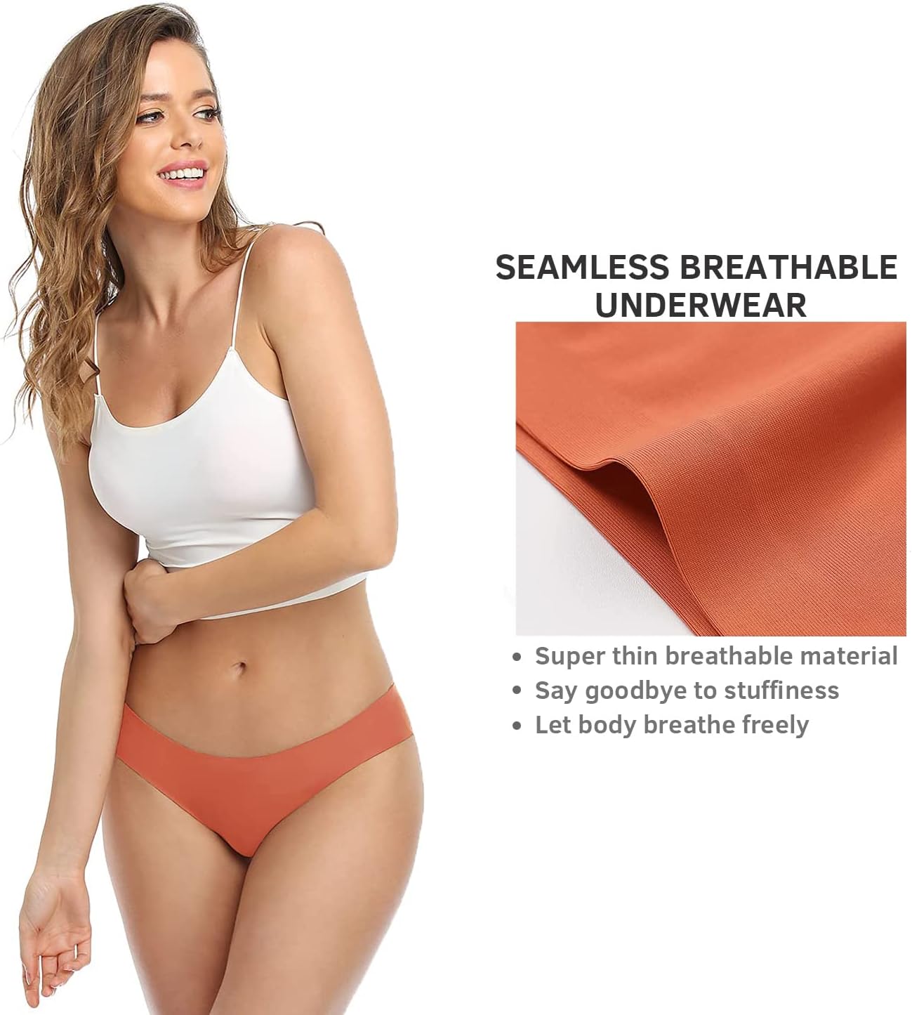 Wealurre Seamless Underwear Invisible Bikini No Show Nylon Spandex Women Panties - Image 4