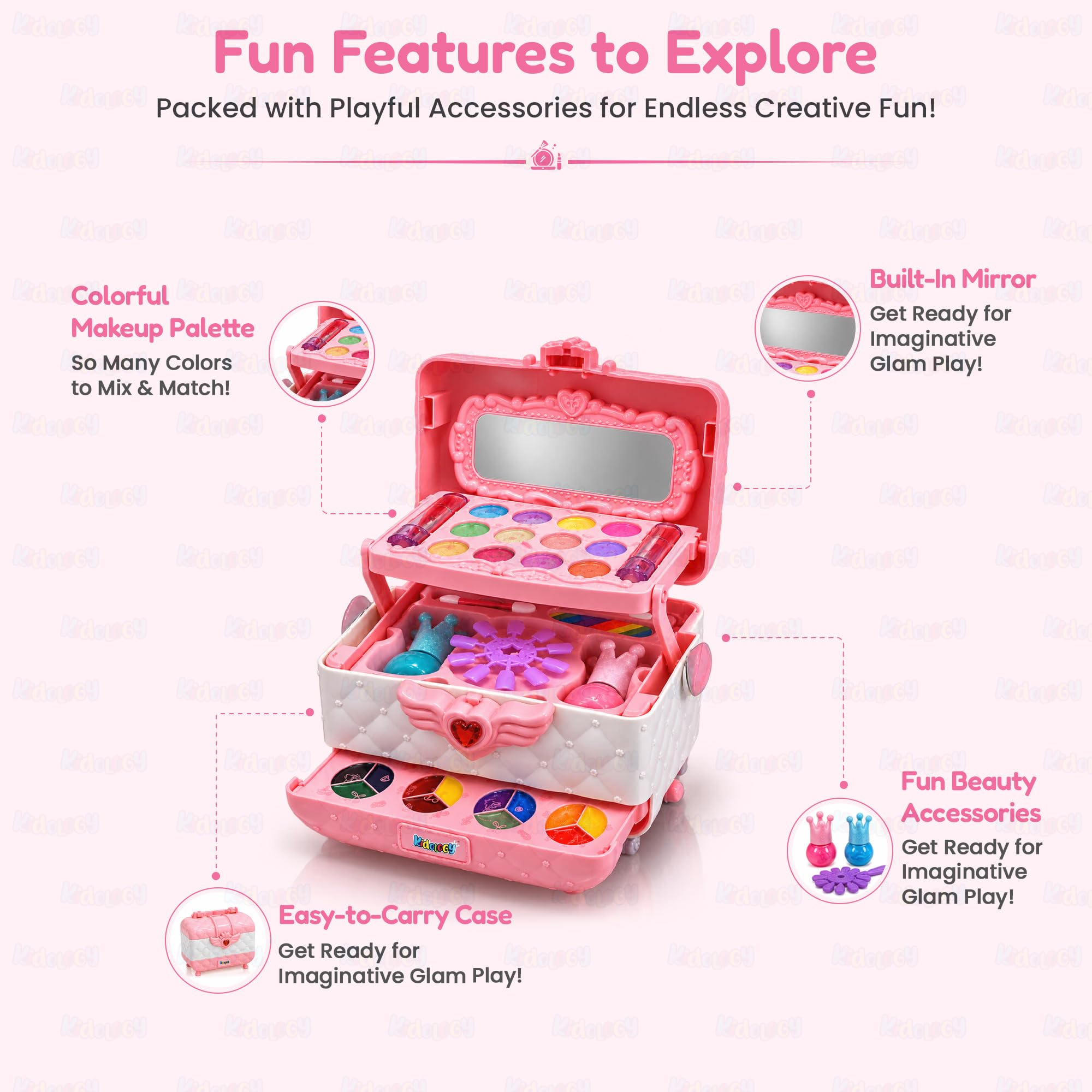 Kidology Kids Makeup Kit for Girls | Unicorn Toys for Girl R -4
