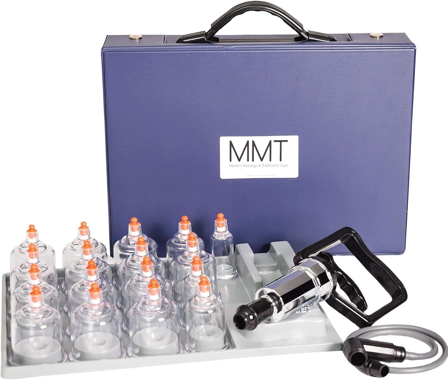 MMT 17 Cup Plastic Professional Cupping Therapy Set w/Pump