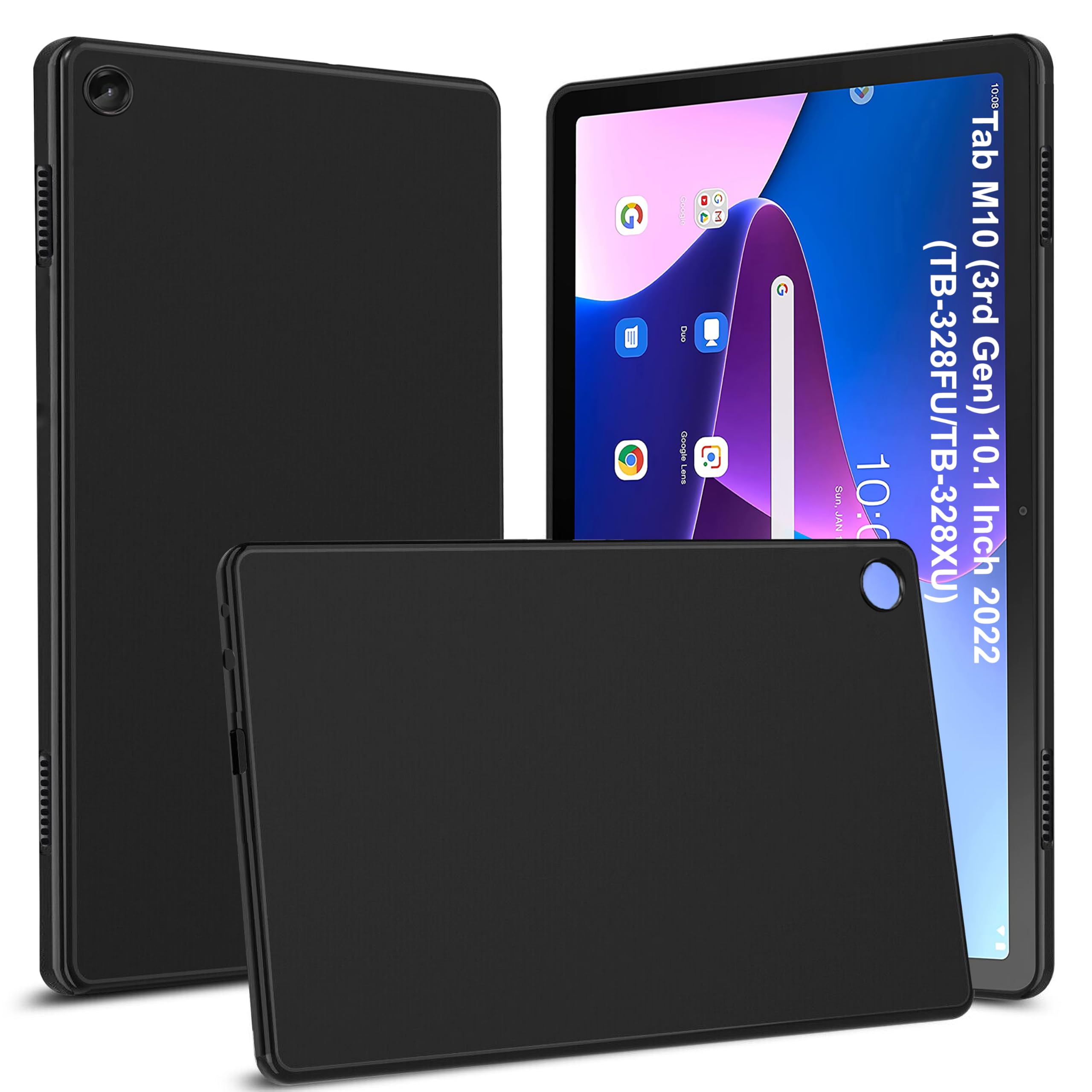 TGK Soft Back Case Cover for Lenovo Tab M10 FHD 3rd Gen 10.1 inch TB328FU TB328XU Black (B0CLVVF498) Amazon Price History, Amazon Price Tracker