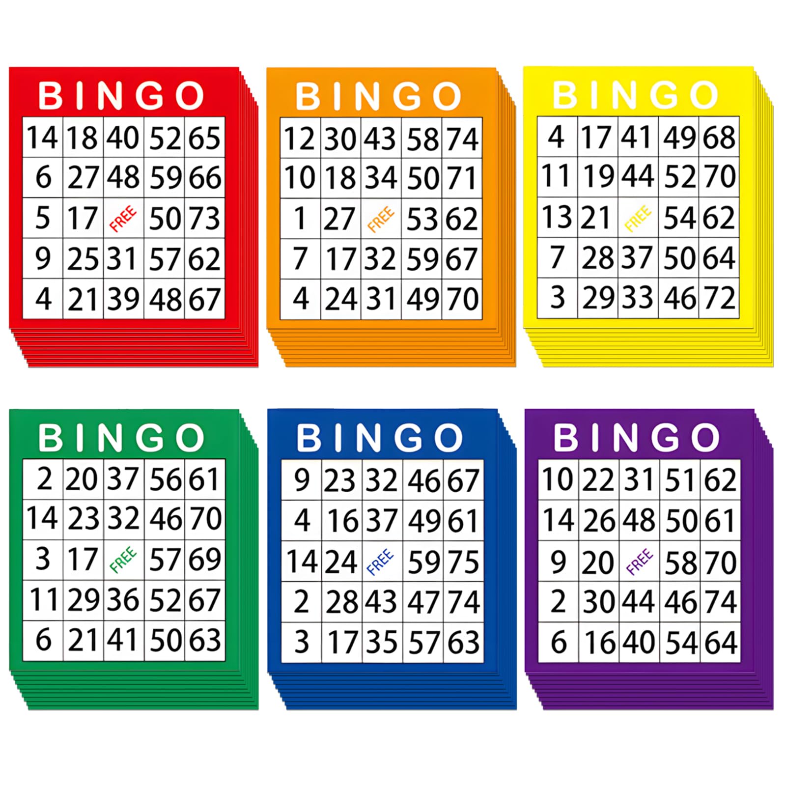 60Pcs Bingo Cards for Fun, Intellectual Development Bingo Cards 1-75, Reusable Shutter Slide Bingo Card, Wipeable Bingo Sheets for School Office Gatherings Travel Camping Home