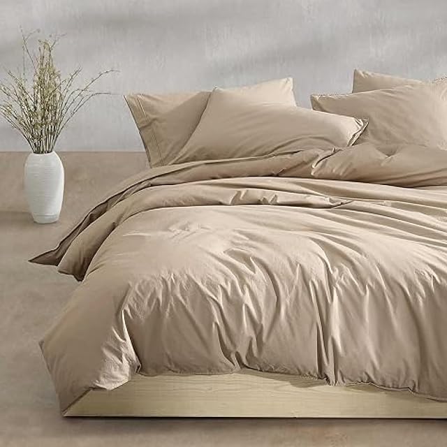 Calvin Klein Crisp & Cool Cotton Percale Queen Duvet Cover Set