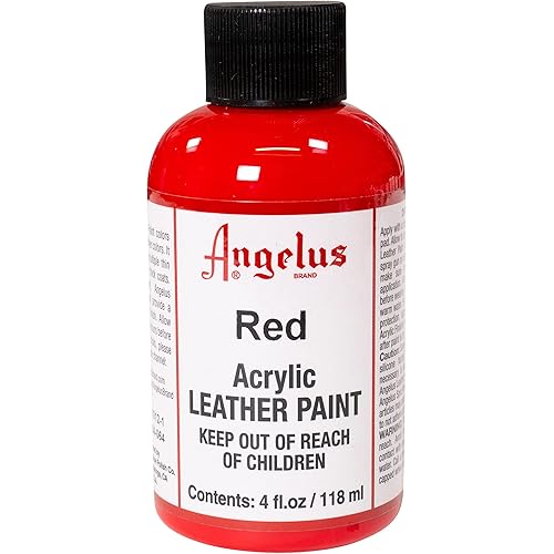 Angelus Acrylic Paint 4 Oz. (Red)