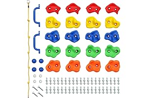 Rainbow Craft DIY Monkey Rock Climbing Holds for Kids