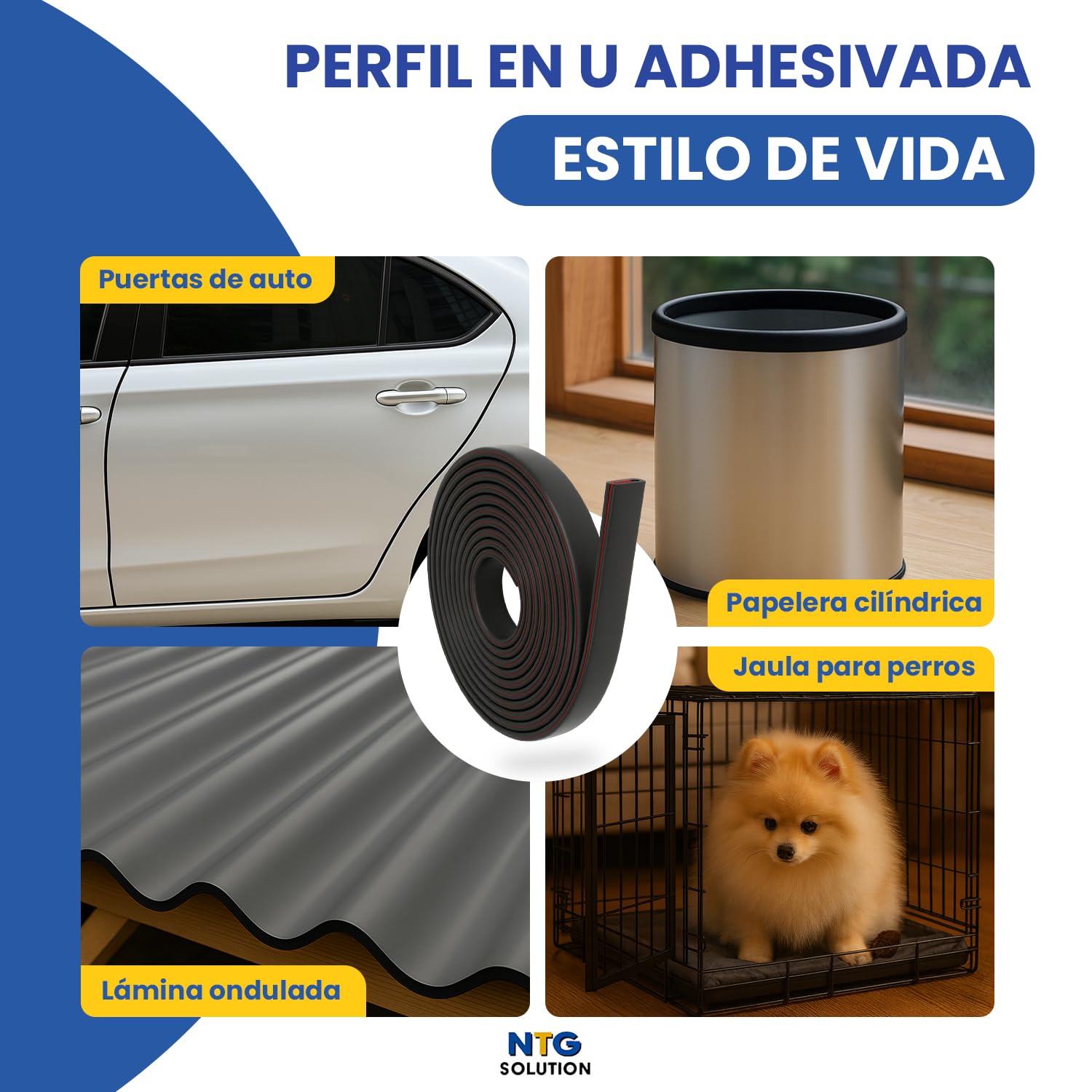 FDA Siliconen U Profiel | 5,0x12,5mm | Diverse lengtes en kleuren beschikbaar