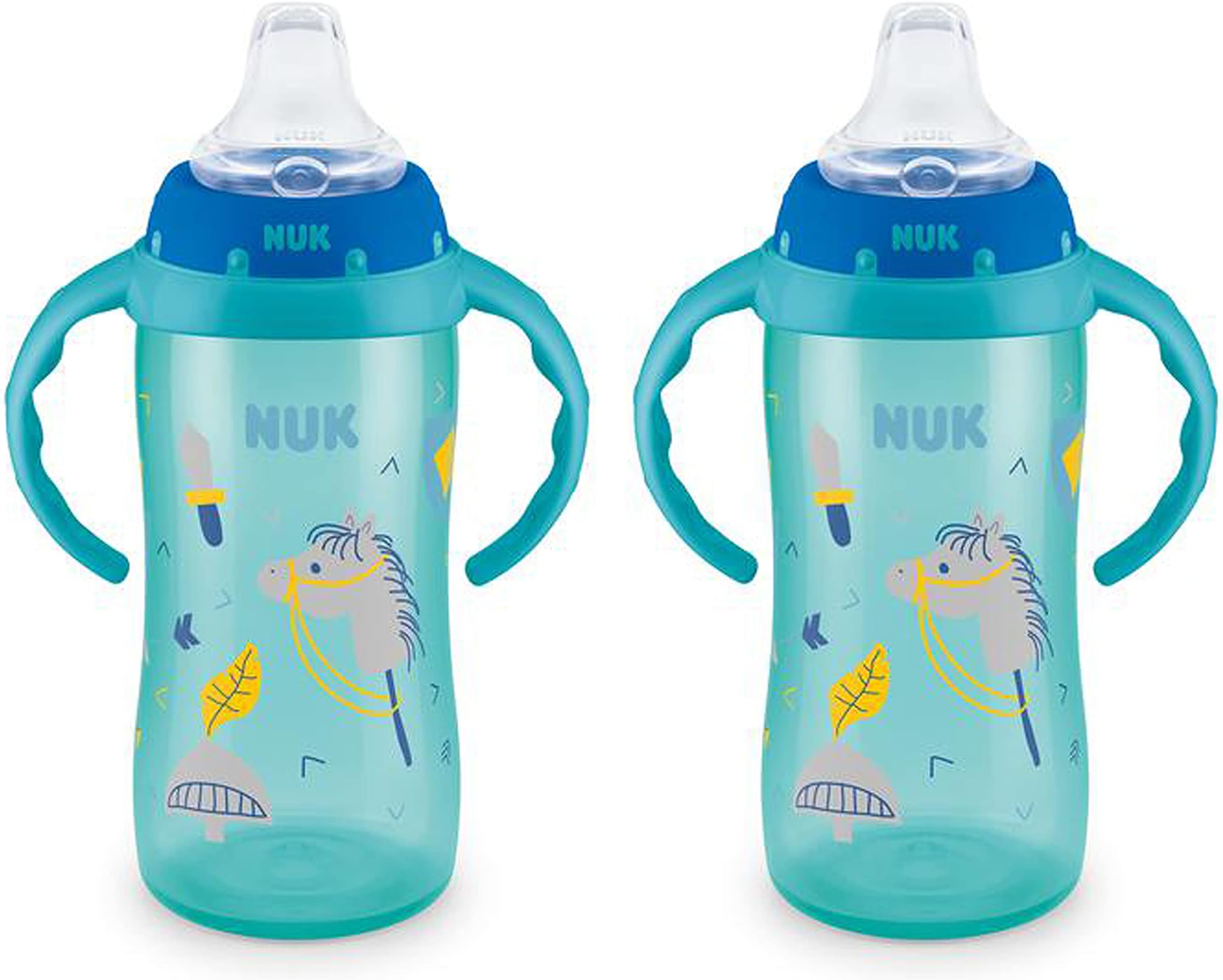 Learner Cup, 10 oz, 2 Pack, 8+ Months﻿ – BPA Free, Spill Proof Sippy Cup