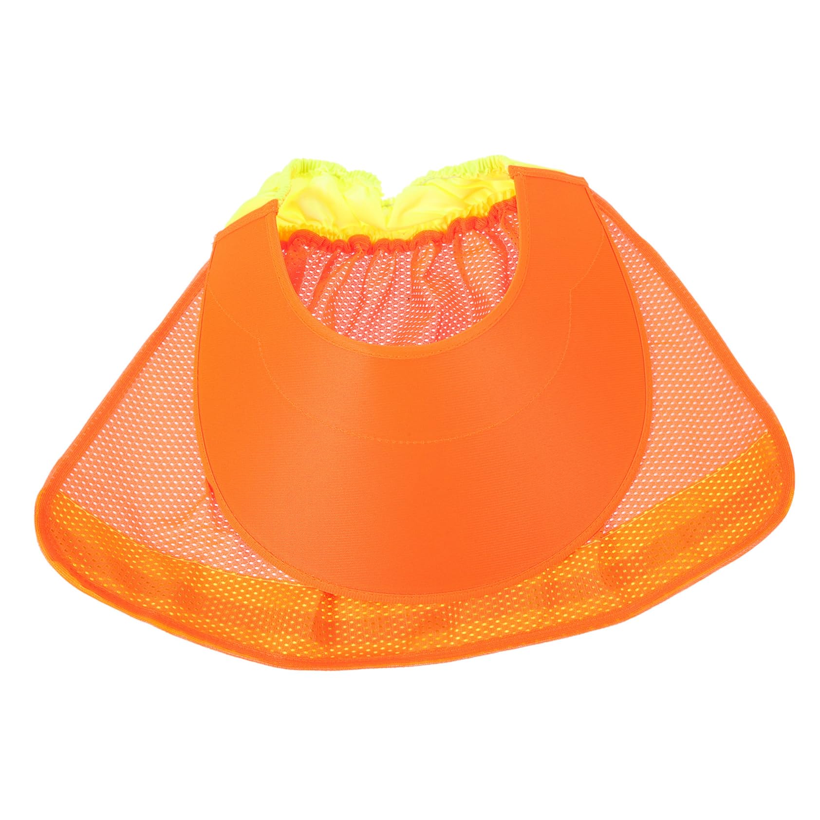 SHINEOFI Casco de Seguridad de protección Solar Cuello protección Solar de construcción Lleno Borde Sombrero Duro Parasol de ala Completa Sombra de Casco Neto
