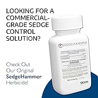 Vista 5 de Plus herbicida para césped - 2 paquetes de 13,5 gramos de mata ciperáceas morado y amarillo hecho en EE. UU. para césped con tensioactivo