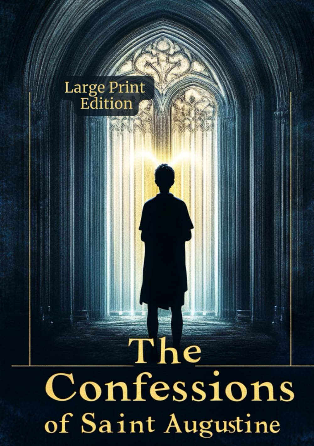 The Confessions of Saint Augustine (Large Print Edition): A Timeless Christian Classic on Spiritual Awakening, Inner Transformation, and the Search for Truth and Divine Grace