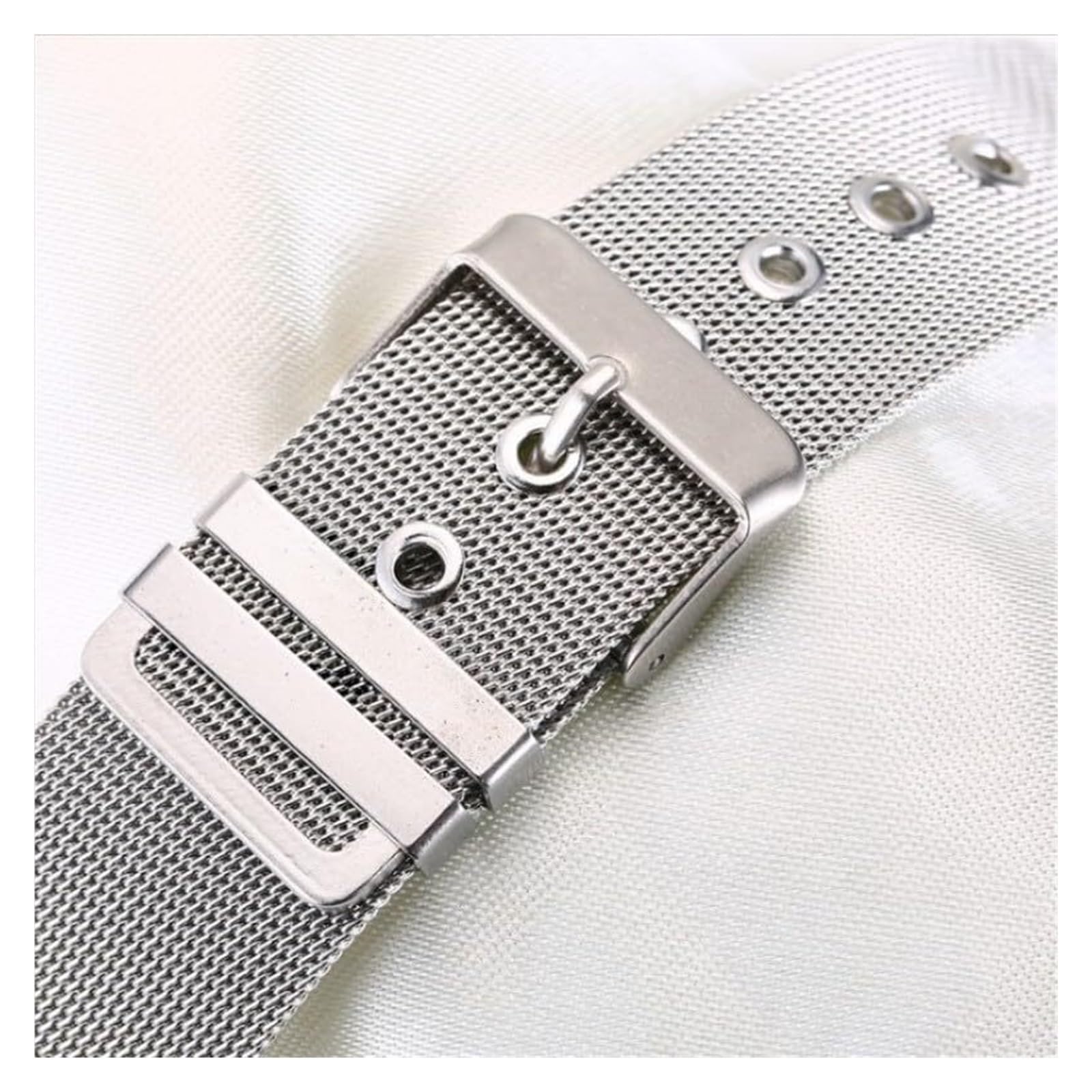 Le bracelet en acier inoxydable Bracelets de montre 12mm 14mm 16mm 18mm 20mm 22mm 24mm bracelet de montre milanais en maille argentée bracelet en acier inoxydable for accessoires de montre universels