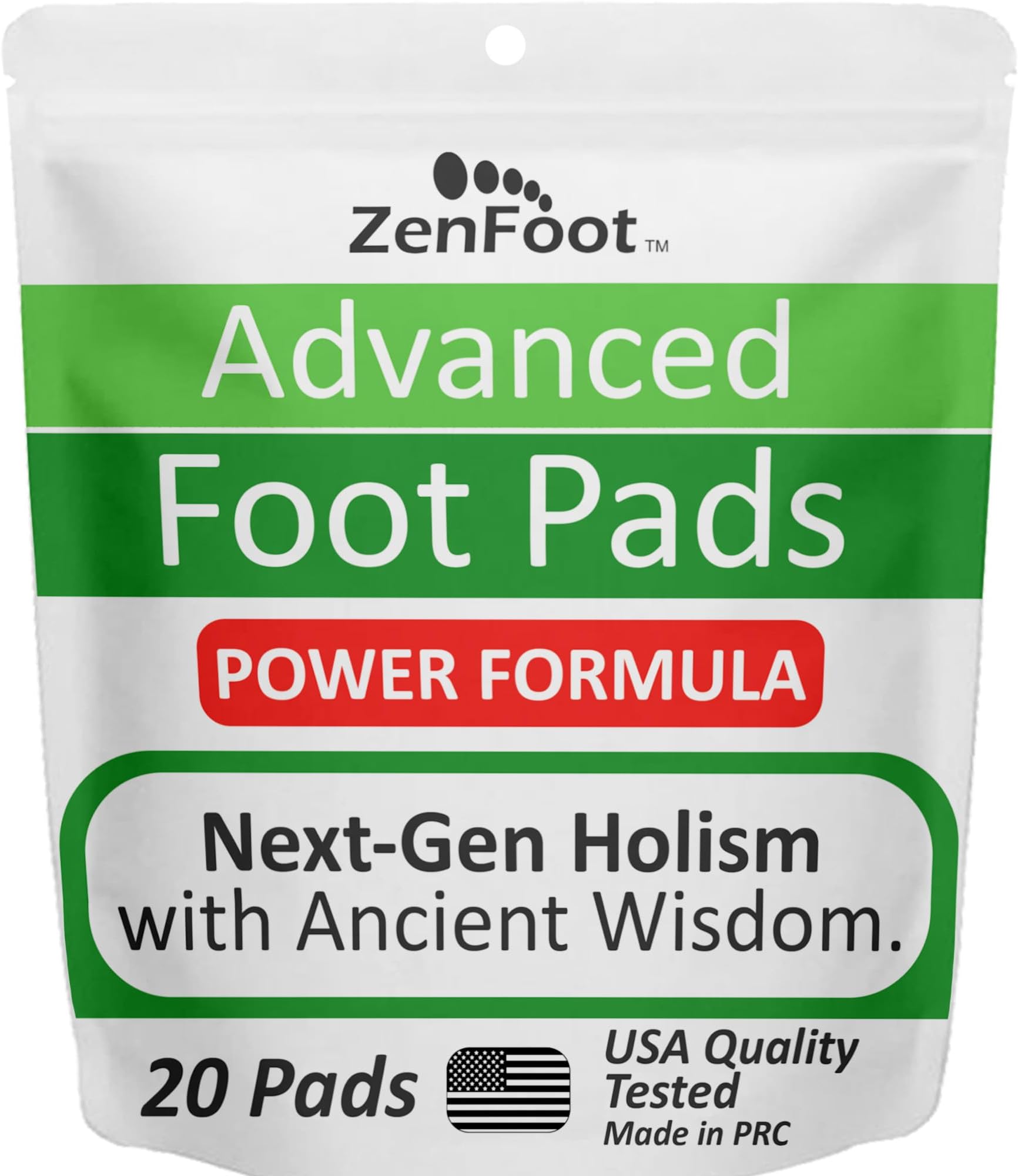 Advanced Foot Pads: Zeolite, Turmeric Curcumin & Ginger Formula | Effective & Natural | Premium Foot Patches 20 Pack