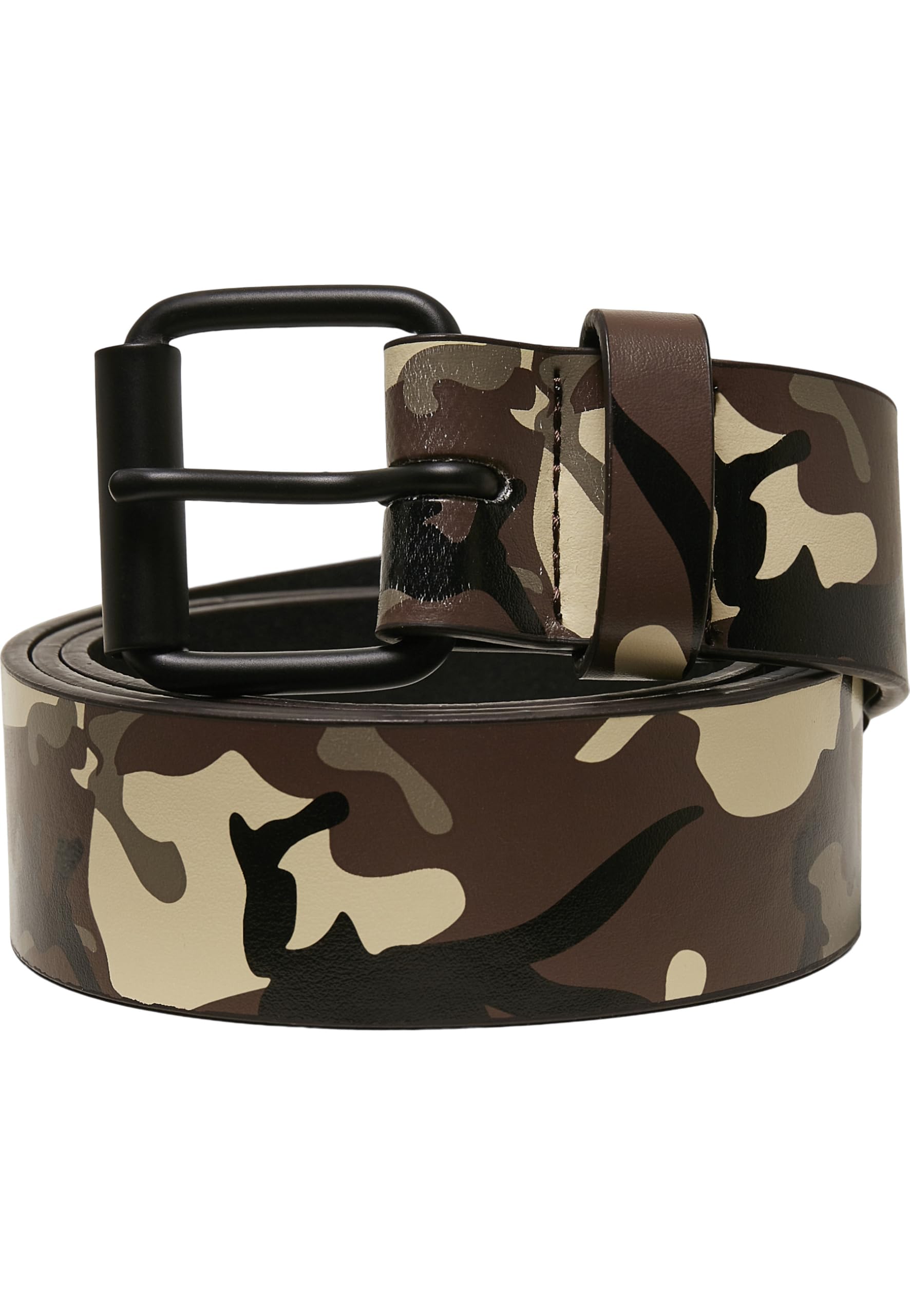Urban Classics Unisex Marron Synthetic Leather Camouflage Belt
