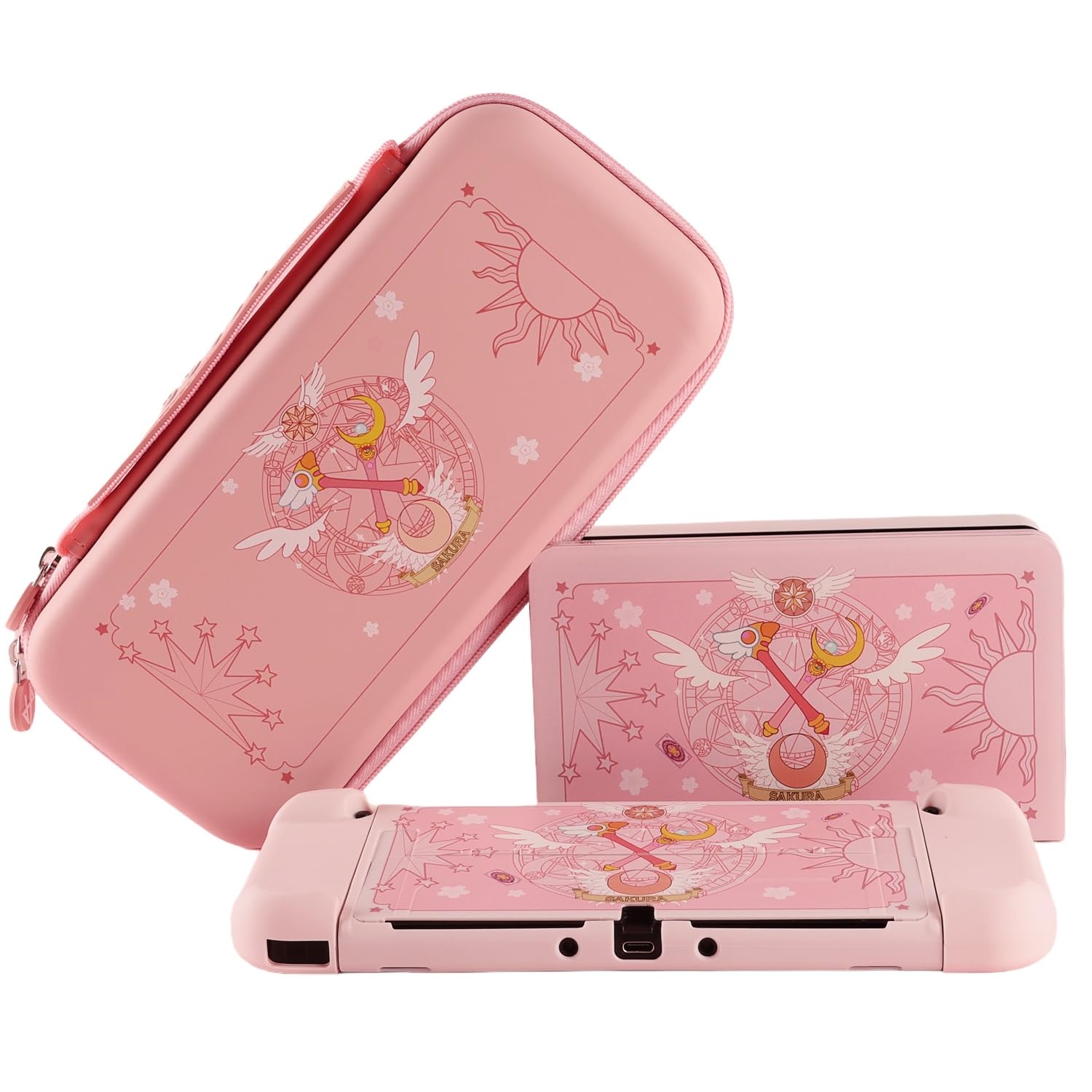 Amazon.co.jp: カードキャプターさくら Switch 2収納ケース ゲーム機