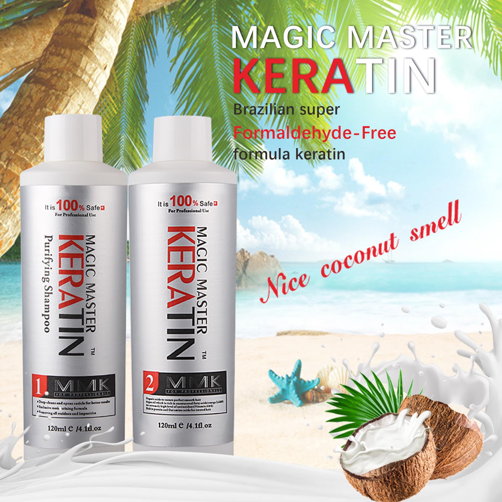Amazon.com: Formaldehyde Free Brazilian Keratin Hair Treatment