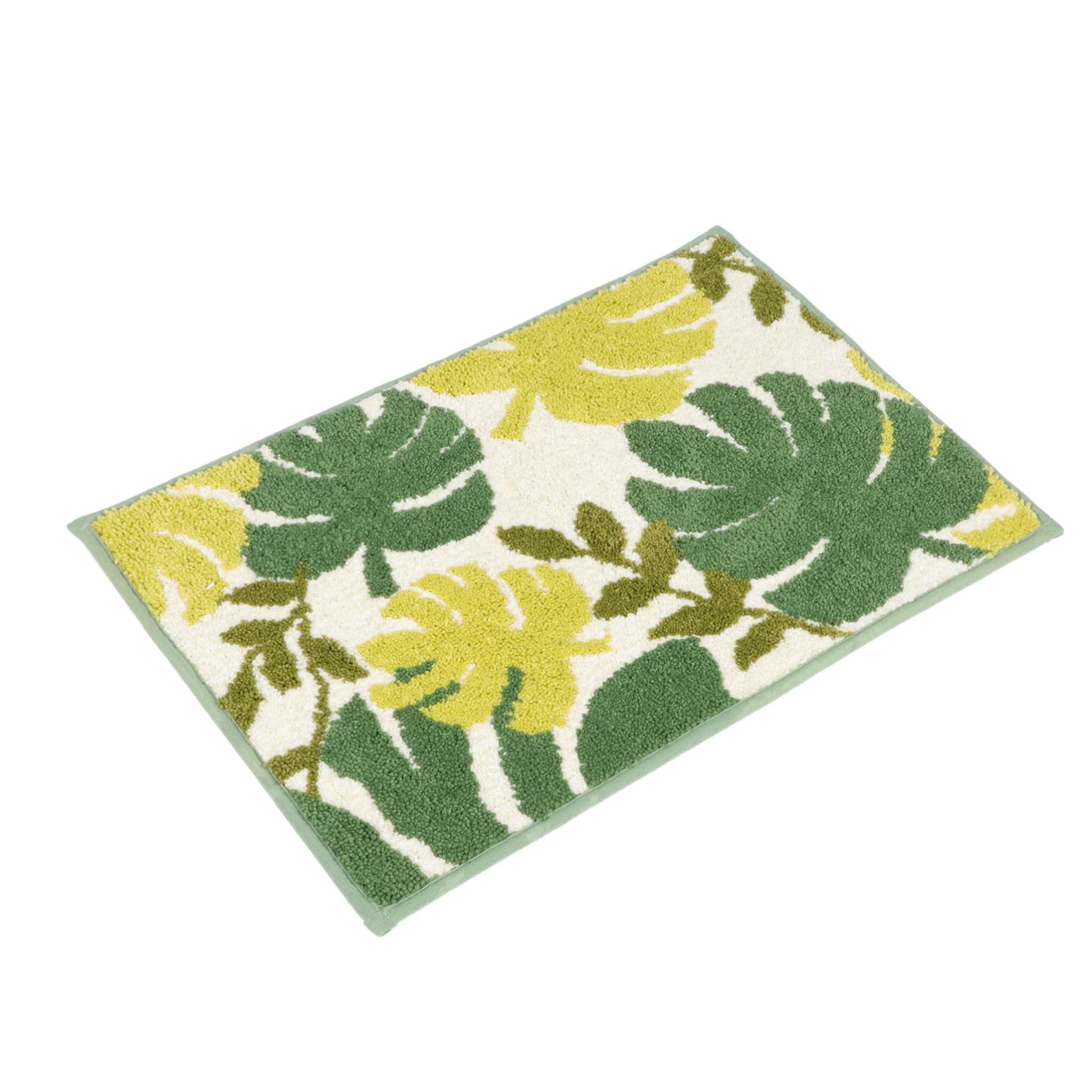 Tapis de chambre à coucher au design tropical pour entrée chaleureuse