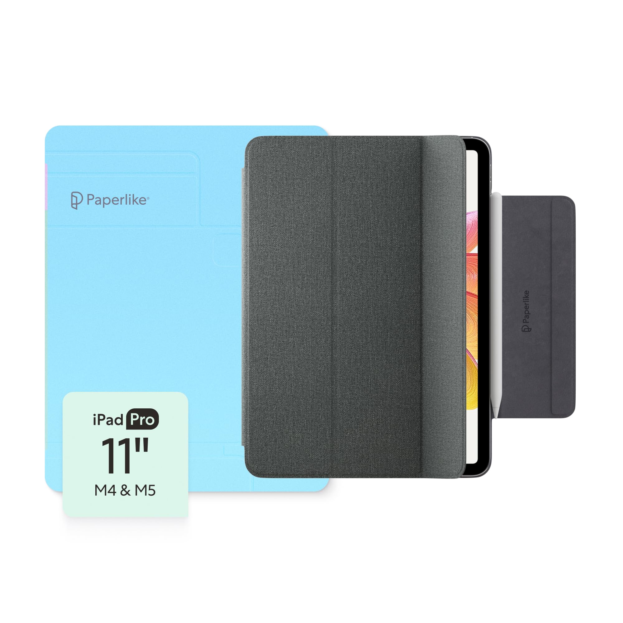 – Folio Case for iPad Pro 11” (M5 2025 / M4 2024) - Magnetic, Lightweight, Slim, Protective case with Apple Pencil Charging, auto Sleep/Wake