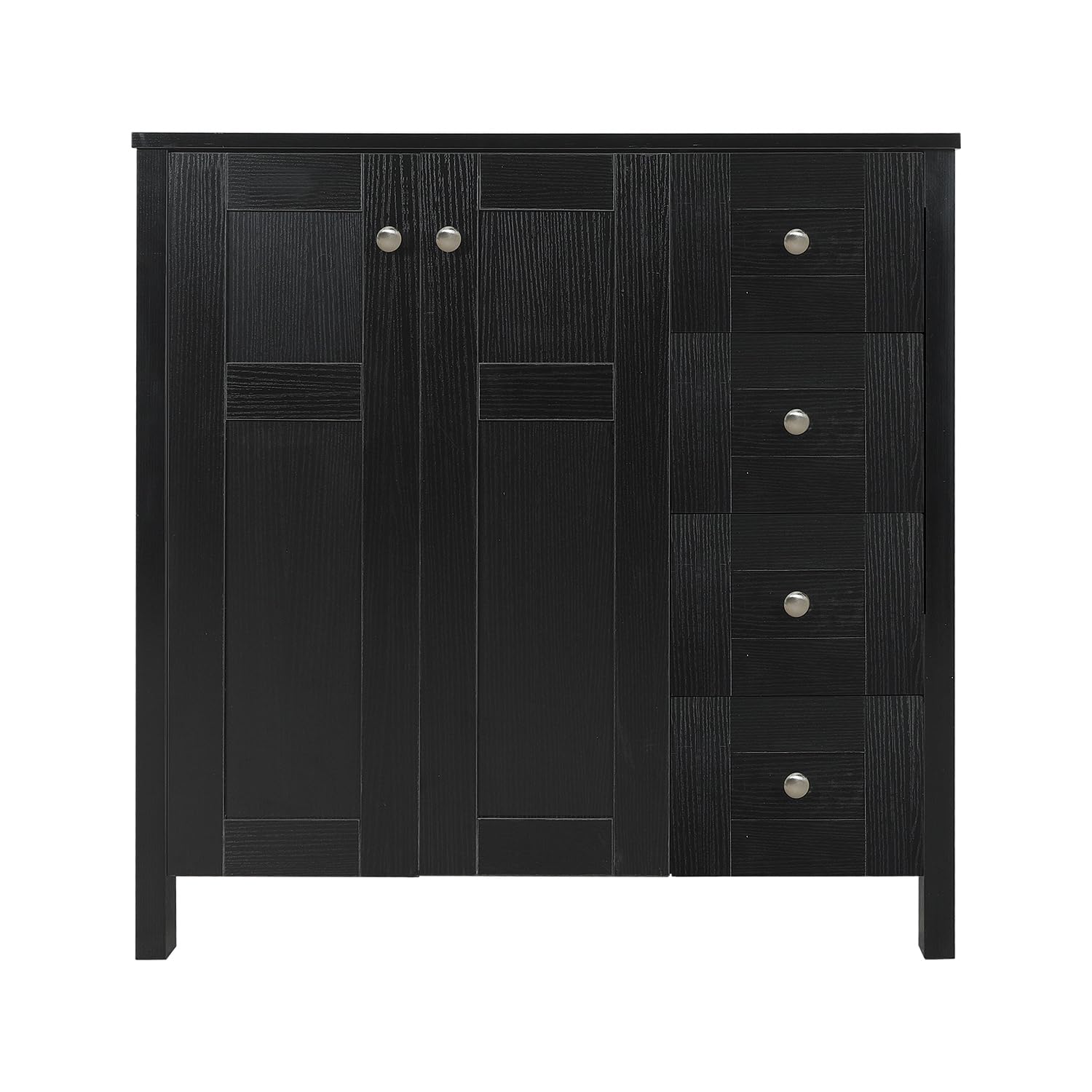 SOLIDEE 32 Inch Black Bathroom Vanity
