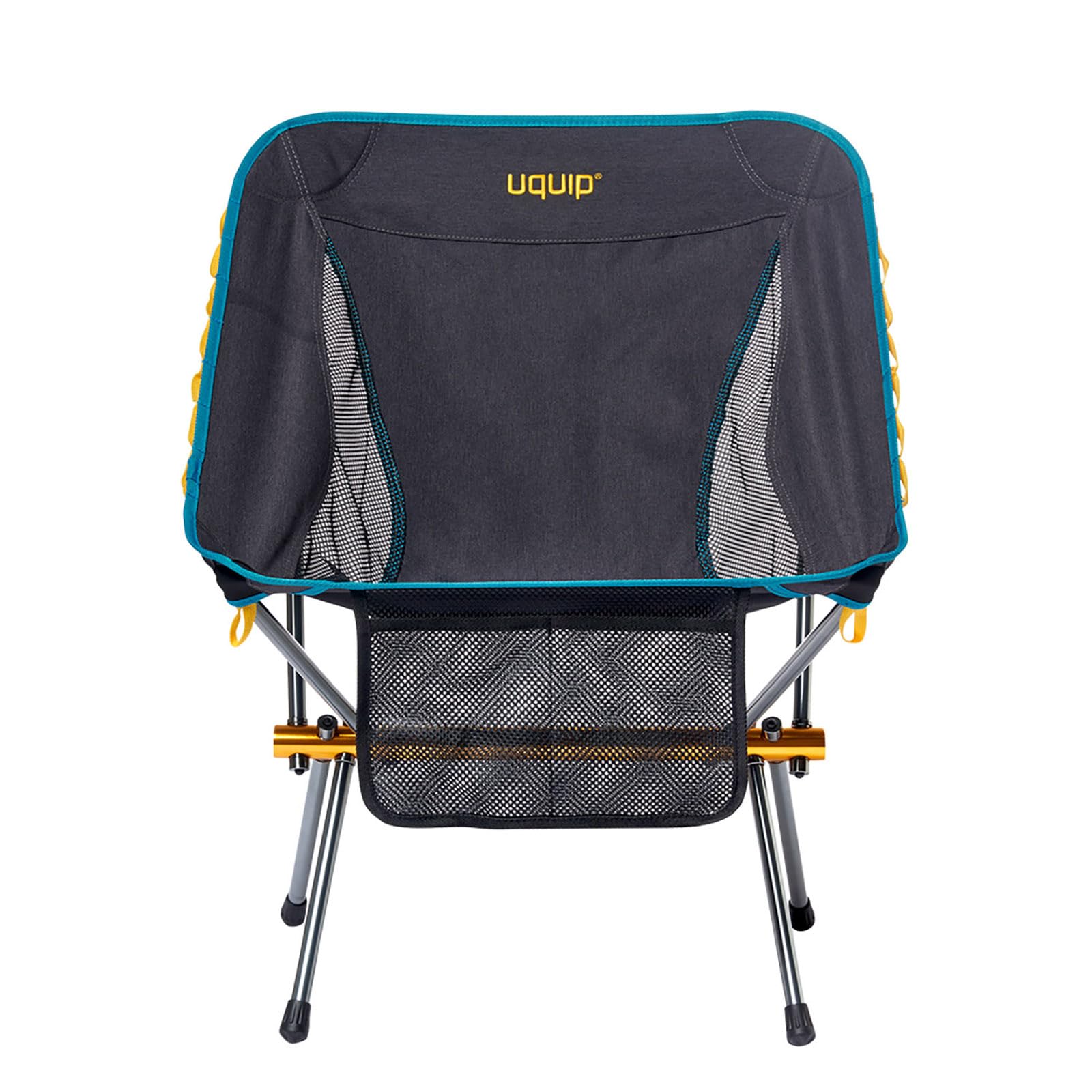 Uquip Chaise de camping Infinity I Chaise pliante ultra légère avec capacité de charge de 120 kg I Chaise pliante compacte en aluminium I Chaise d'extérieur portable pour le camping, la randonnée, les