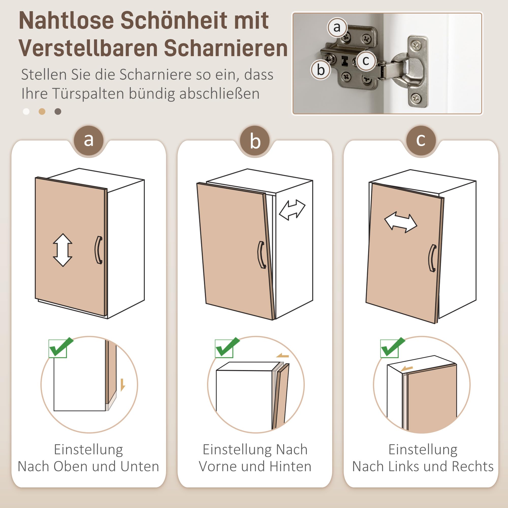 HOMCOM Küchenschrank mit Arbeitsplatte 5 Türen Weiß 100 x 40 x 180 cm